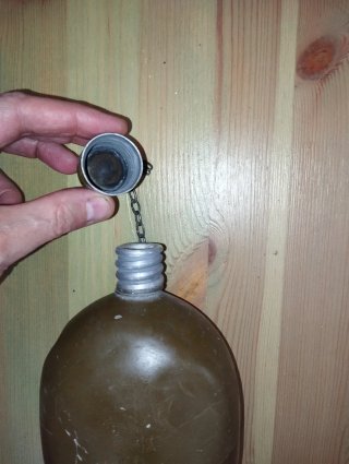 Borraccia Militare Vintage Alluminio