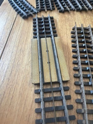 Lote vías tren antiguo JEP Francia Escala 0 3 carr