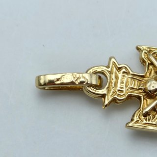 Colgante de Oro 18K, Cruz Caravaca, 2,9gr, 3cm