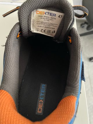 Zapatos Dexter Talla 47 Negro/Naranja