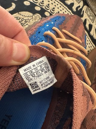 Adidas Yeezy Scarpe Blu Marroni