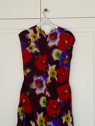 Vestido floral algodón fresco
