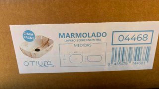 Lavabo de cerámica sobrencimera