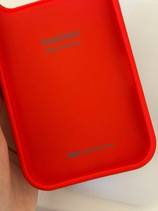 Funda iPhone 17 Pro RIMOWA Roja