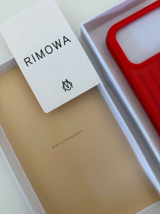 Funda iPhone 17 Pro RIMOWA Roja