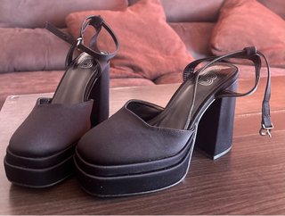 Zapatos tacón plataforma negros sin estrenar