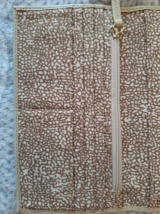 Portafoglio donna Borbonese beige