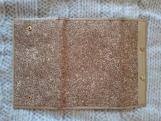 Portafoglio donna Borbonese beige