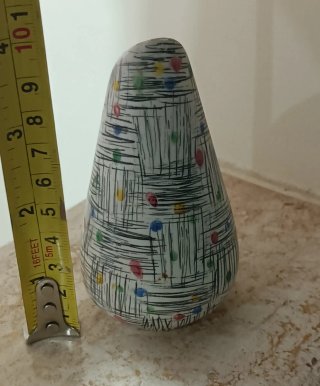 Vaso vintage anni '50/'60 dipinto a mano