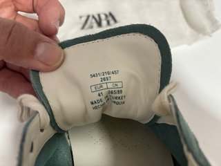 Zapatillas Zara Talla 41 Verde Azul