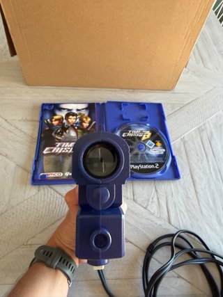 Pistola G-con2 + Time Crisis 3 PS2