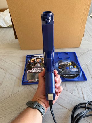Pistola G-con2 + Time Crisis 3 PS2
