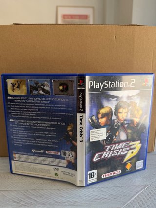 Pistola G-con2 + Time Crisis 3 PS2