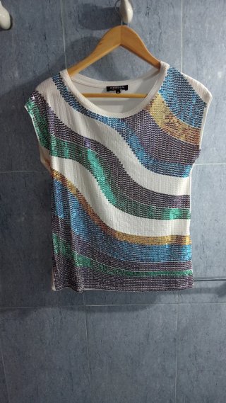 Conjunto blusa y leggings, talla L