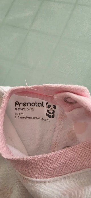 Tutine neonata rosa e grigie