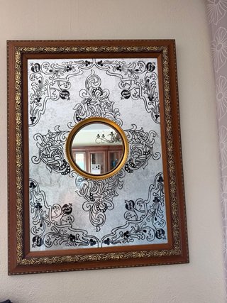 Espejo decorativo hecho a mano