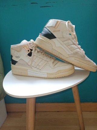 Adidas Forum Mid beige/rosa Talla 42'5