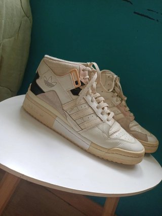 Adidas Forum Mid beige/rosa Talla 42'5