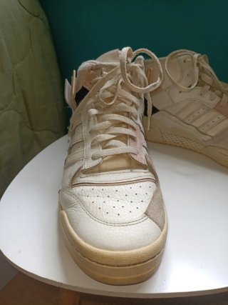 Adidas Forum Mid beige/rosa Talla 42'5