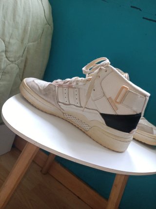 Adidas Forum Mid beige/rosa Talla 42'5