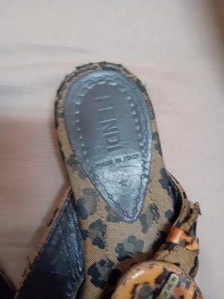 Infradito Fendi Animalier