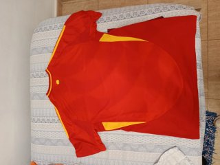 Camiseta Fútbol Nike Roja y Blanca