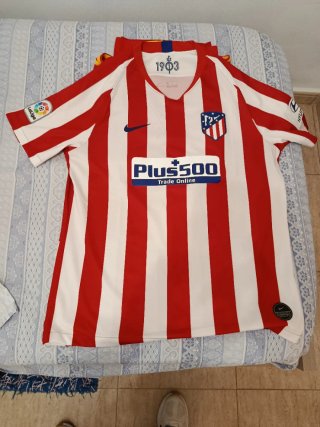 Camiseta Fútbol Nike Roja y Blanca
