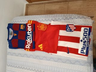 Camiseta Fútbol Nike Roja y Blanca