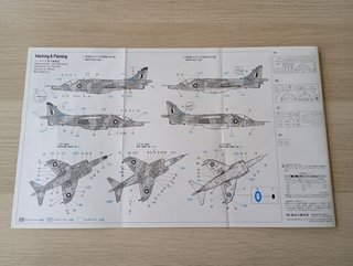 HARRIER GR Mk.3 MAQUETA HASEGAWA 1/72