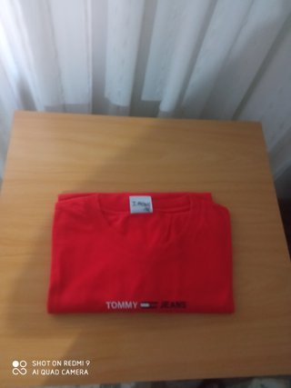Camiseta Tommy Jeans Roja Talla XL