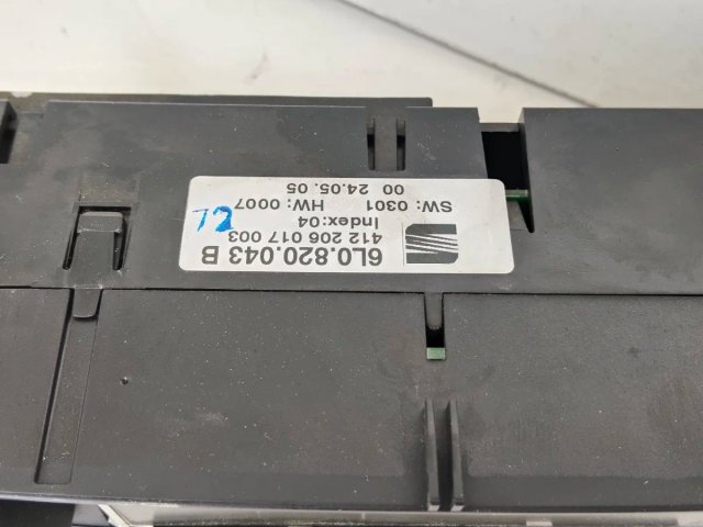 Mando Calefacción Seat Ibiza 6L 2006