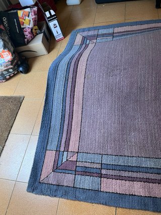 Alfombra tonos malva 238x170 cm