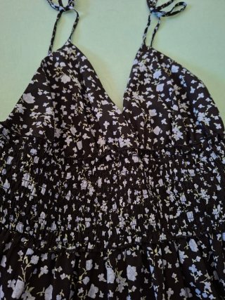 Mini abito floreale