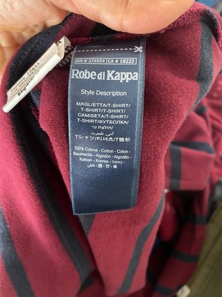 Jersey Kappa Rayas Algodón