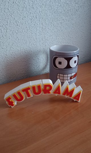 Letreros The Simpsons y Futurama