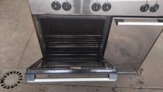 2 cucine a gas inox con forno a gas