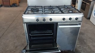 2 cucine a gas inox con forno a gas