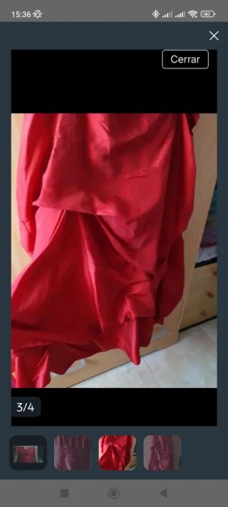 Vestido rojo de fiesta