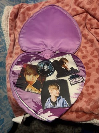 Cojín Corazón Justin Bieber