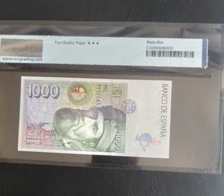 Billete 1000 pesetas 1992