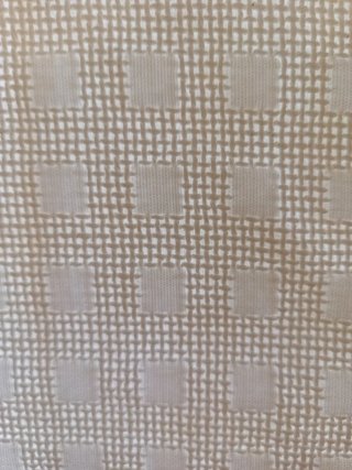 Estor blanco de tela