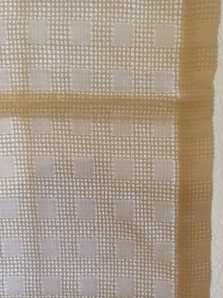 Estor blanco de tela