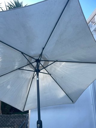 Sombrilla exterior amplia