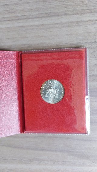 Moneta 500 Lire Vaticano Sede Vacante 1978 FDC
