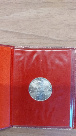 Moneta 500 Lire Vaticano Sede Vacante 1978 FDC