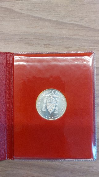 Moneta 500 Lire Vaticano Sede Vacante 1978 FDC