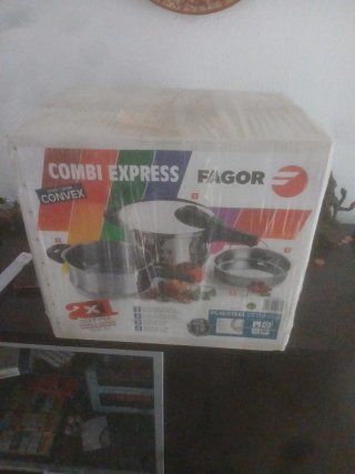 Olla Express Fagor Combi Express 6L + 4L.NUEVO