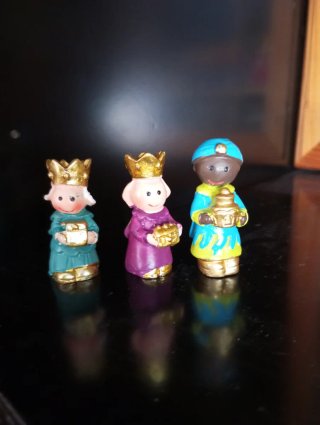 Figuras Reyes Magos Roscón,trío.