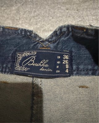 Falda vaquera Bershka Talla S