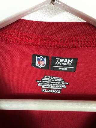 Camiseta Fútbol NFL San Francisco 49ers USA Roja